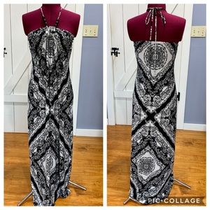 Black & white Maxi Dress